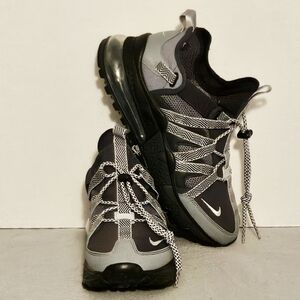 Nike Air Max 270 Bowfin Running Shoes, M9, Like New, Anthracite/Black